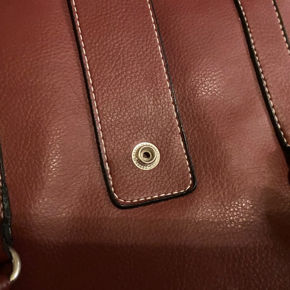 Non branded pleather shoulder bag brick red - Picture 12 of 16